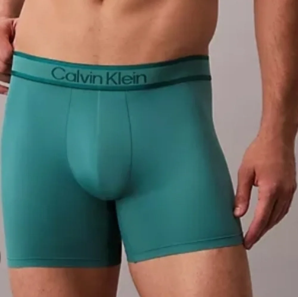 Calvin Klein Men's Tonal Logo Micro Boxer Brief NWT Lively Teal - Picture 2 of 4